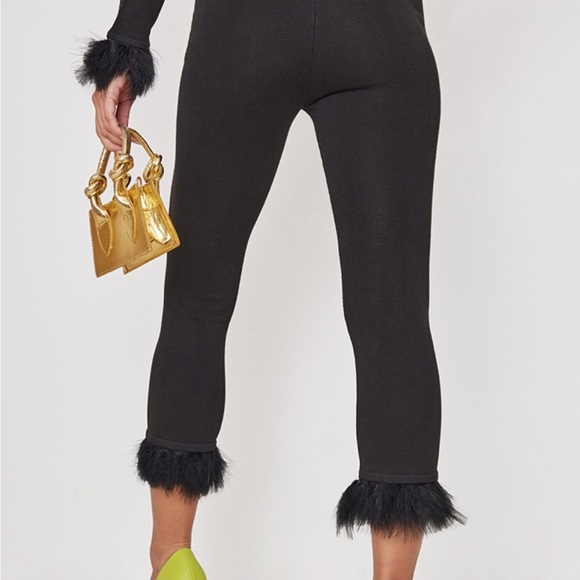 Black fur trim set - Picture 3 of 13